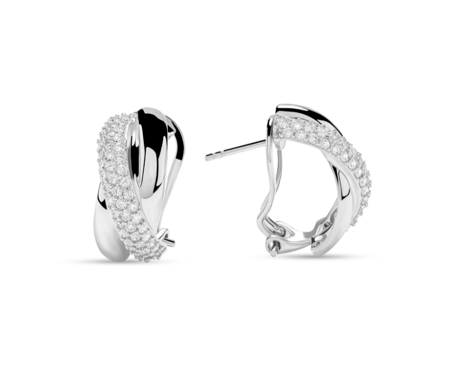 Criss Cross Stud Earrings