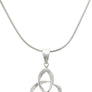 Contemporary Trinity Pendant with Brushed Finish