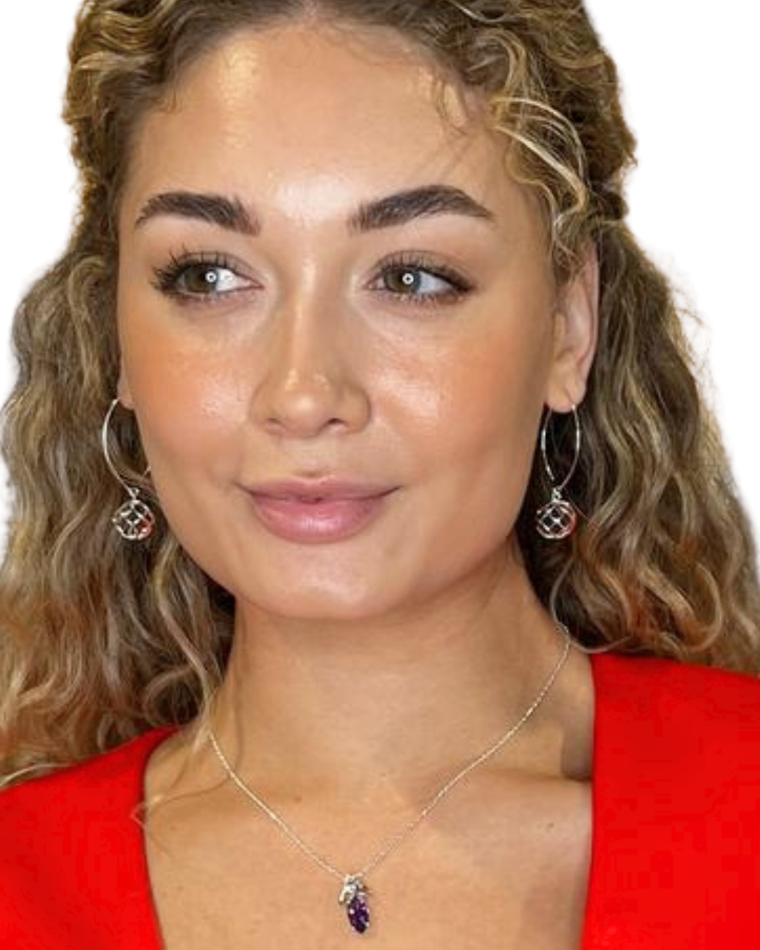 Celtic Swirl Wishbone Earrings