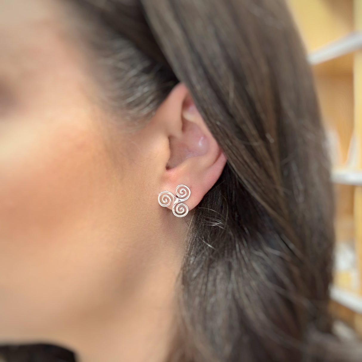 Triskel Beag (Small) Stud Earrings