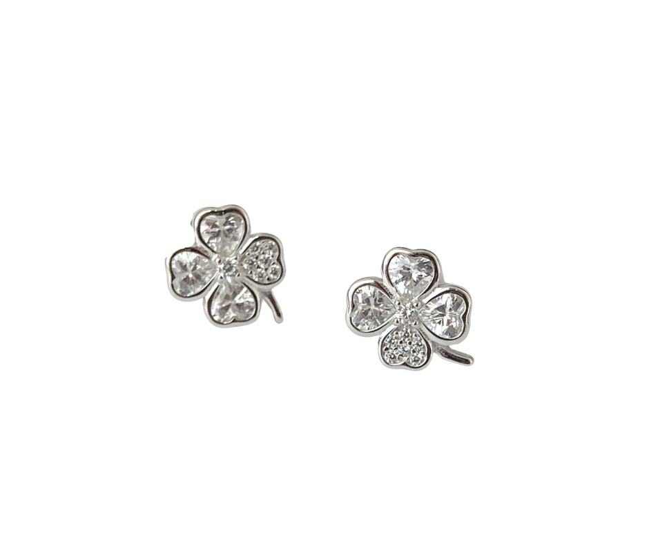 4 Leaf Clover Stud Earrings