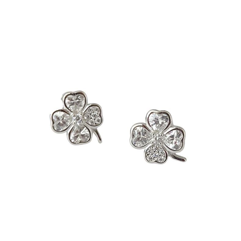 4 Leaf Clover Stud Earrings