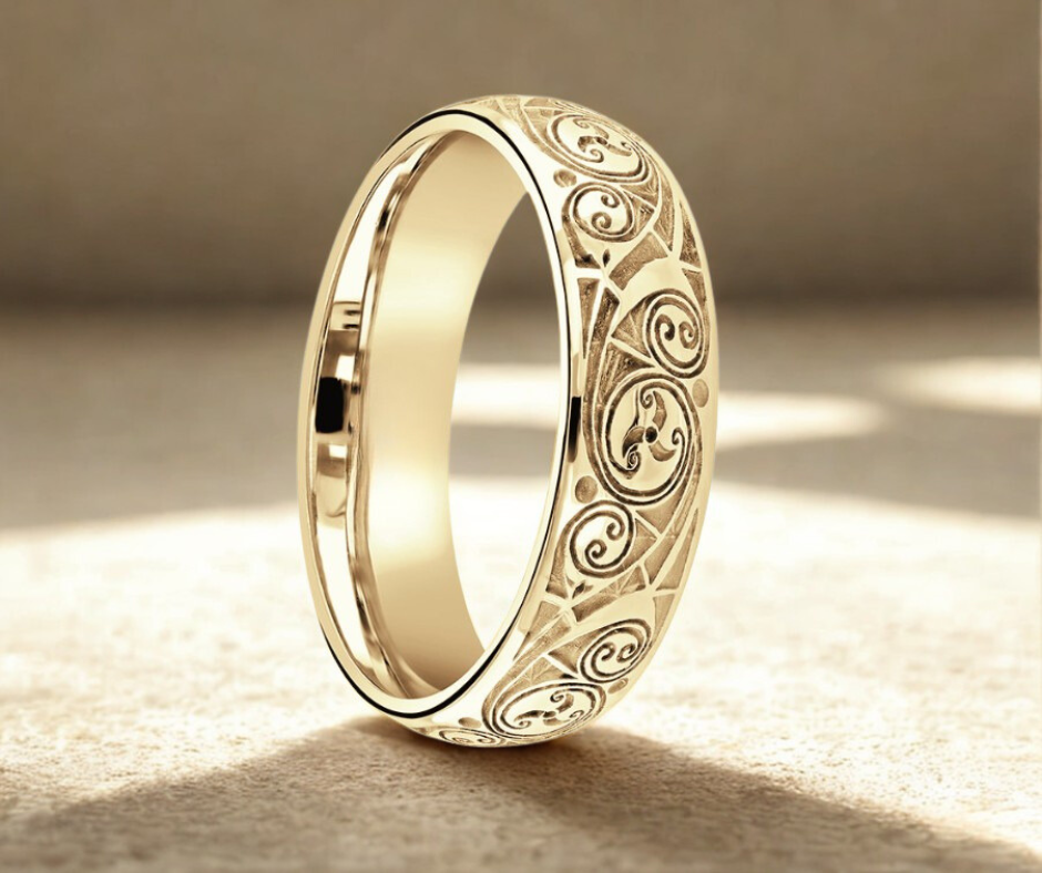 Kells Celtic Wedding Band