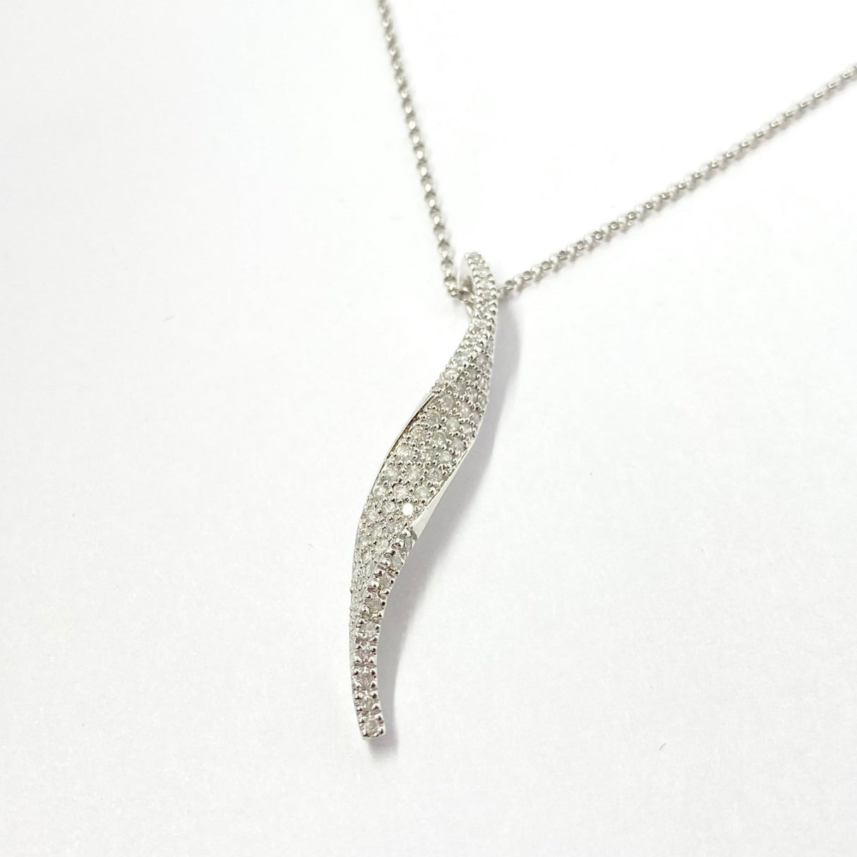 Diamond Wave Pendant