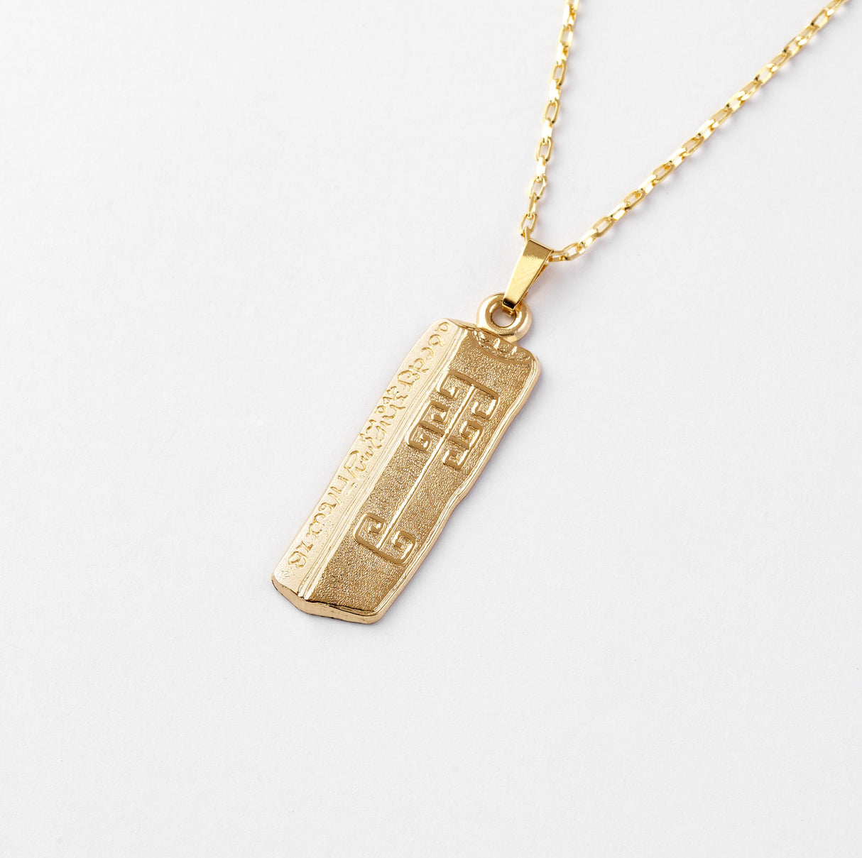 Alphabet Stone Pendant - Brian de Staic Celtic/Irish Jewelry