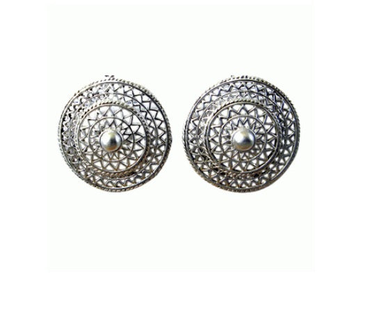 New! Celtic Sun Shield Earrings