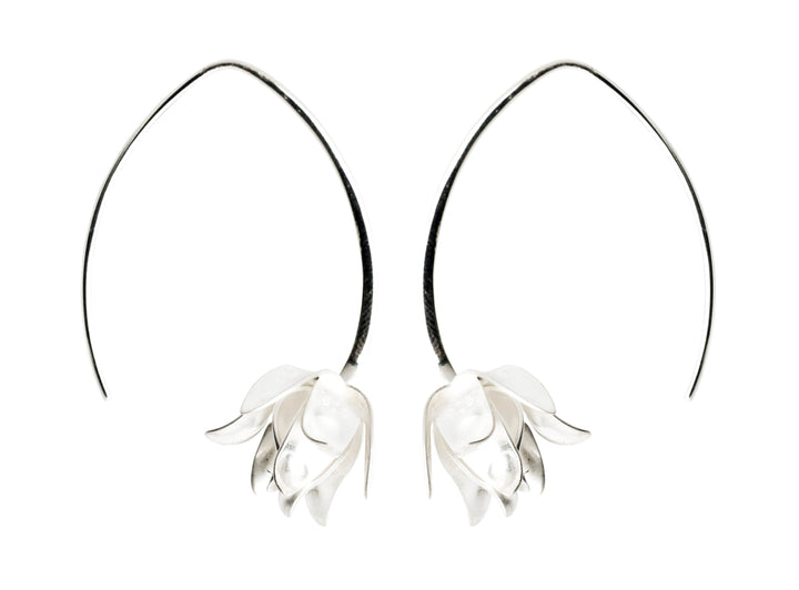 Floral Wishbone Earrings