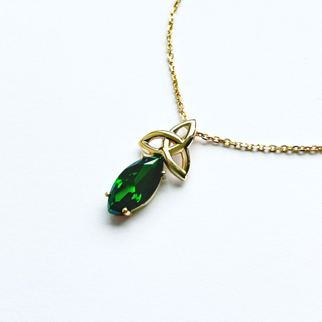 Trinity Knot Marquise Pendant