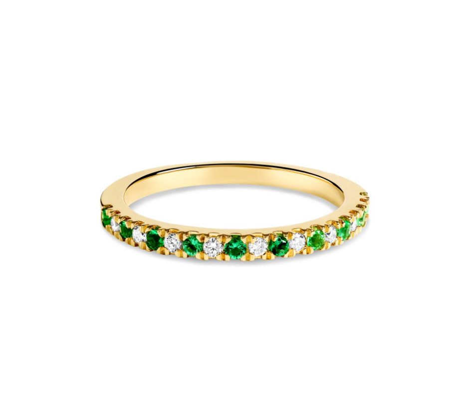 Diamond and Emerald Band