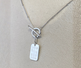 T-Bar Ogham Charm Necklace
