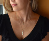 Ogham Gold Pendant - Small