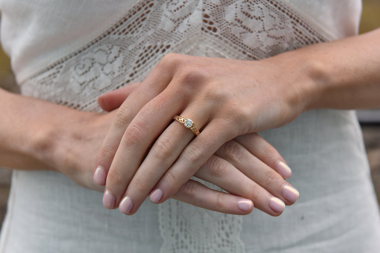 Celtic Trinity Engagement Ring
