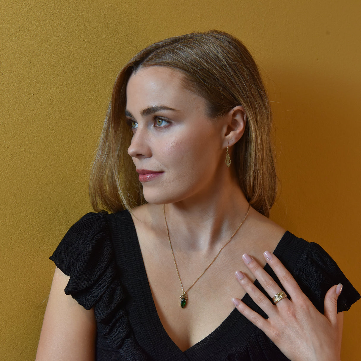 Trinity Knot Marquise Pendant