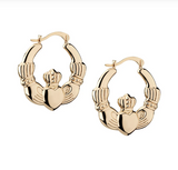 Claddagh Hoop Earrings