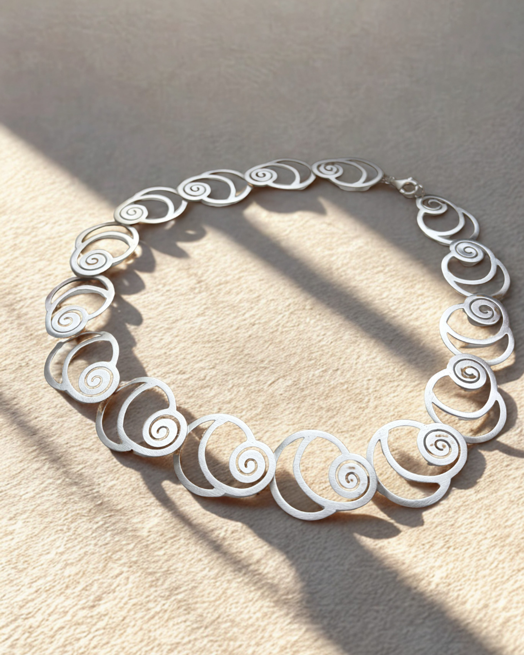 Matte Spiral Necklace