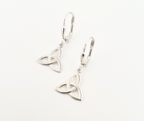 Trinity Knot 'Ardfert' Drop Earrings - Small