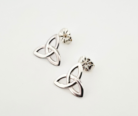 Trinity Knot 'Ardfert' Stud Earrings - Small