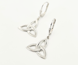 Trinity Knot 'Ardfert' Drop Earrings - Large