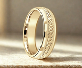 Celtic Weave Wedding Band