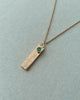 Special Edition! Emerald Gold Ogham Pendant