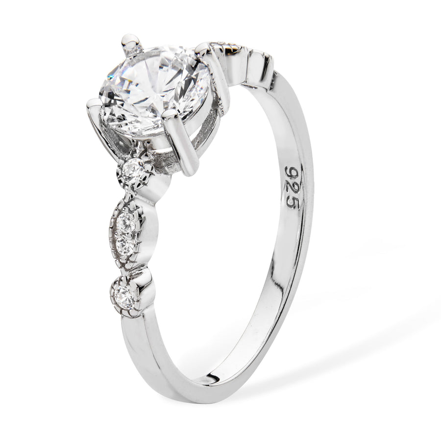 Cubic Zirconia Promise Ring