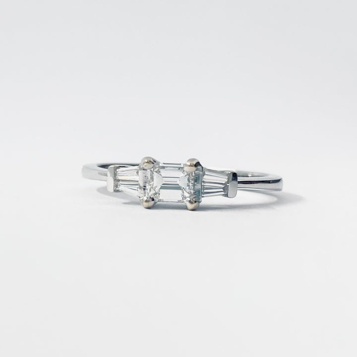 Three Stone Baguette Ring