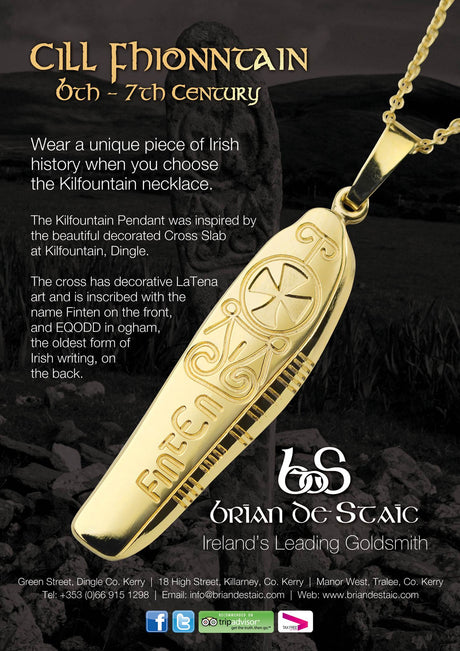 Fionán Standing Stone Pendant