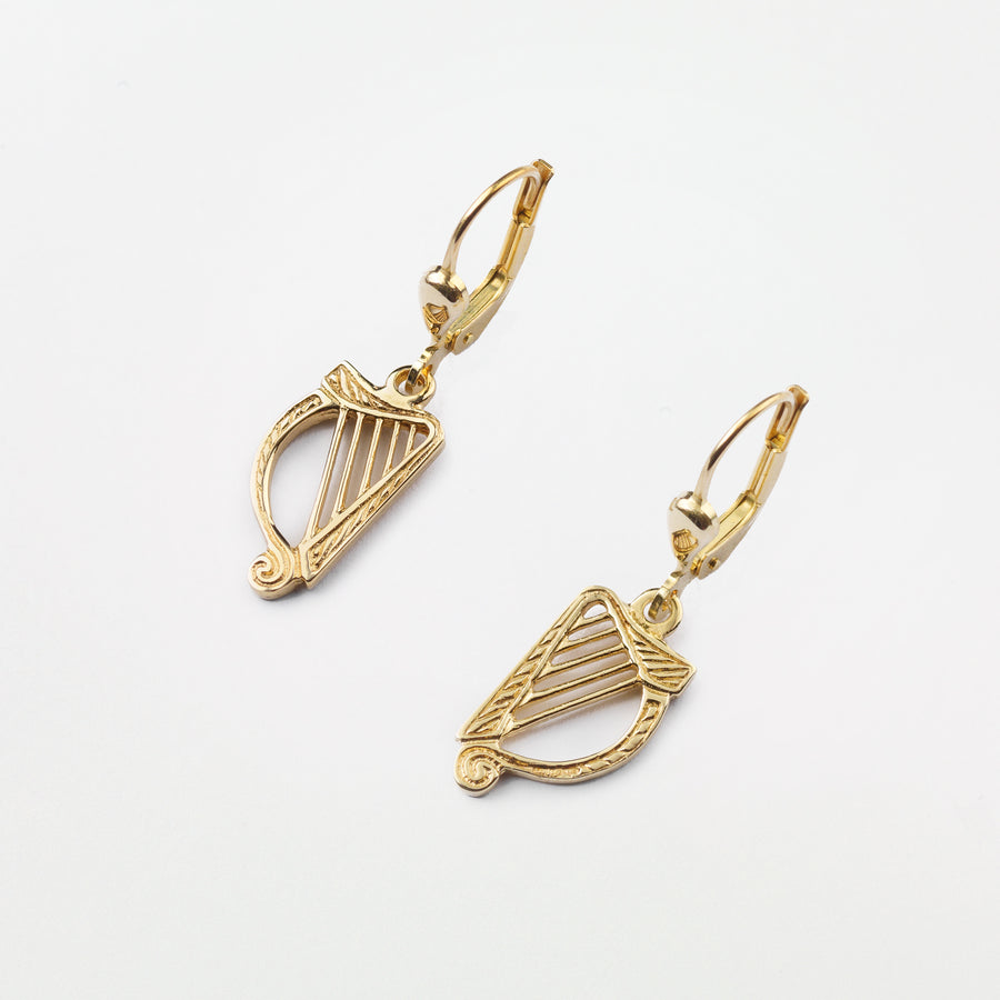 Harp Drop Earrings