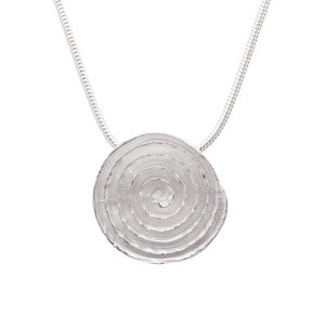 Domed Spiral Slider Pendant
