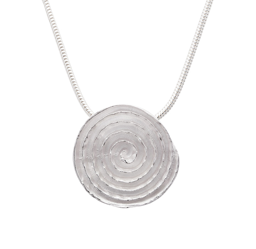 Domed Spiral Slider Pendant