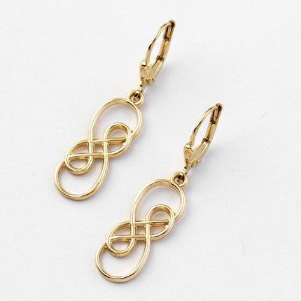 Cara (Friendship Knot) Earrings - Brian de Staic Celtic/Irish Jewelry