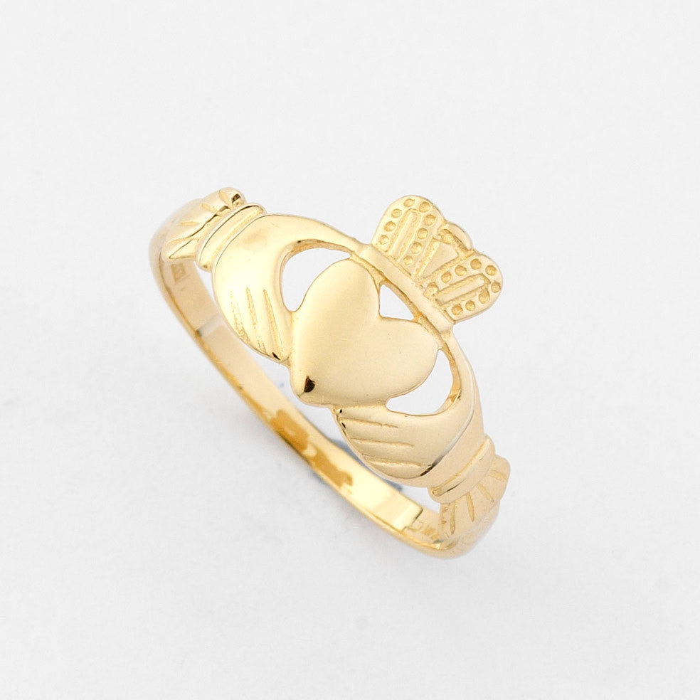 14k Gold Claddagh Wedding Rings | Irish / Celtic Wedding Bands – Sons of  Vikings