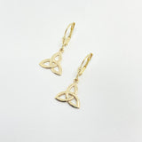 Trinity Knot 'Ardfert' Drop Earrings - Small