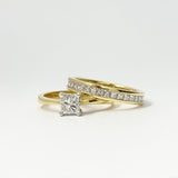 Princess Cut Solitaire Diamond Ring