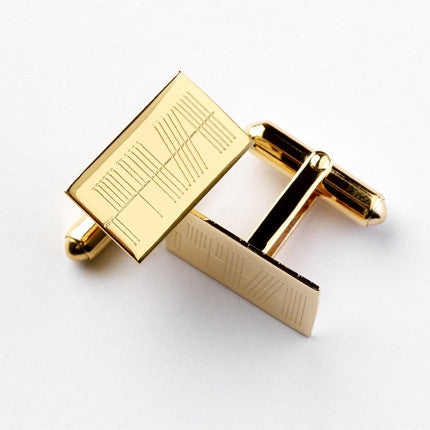 Ogham Cufflinks - Brian de Staic Celtic/Irish Jewelry