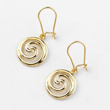 Spiral Drop Earrings - Brian de Staic Celtic/Irish Jewelry