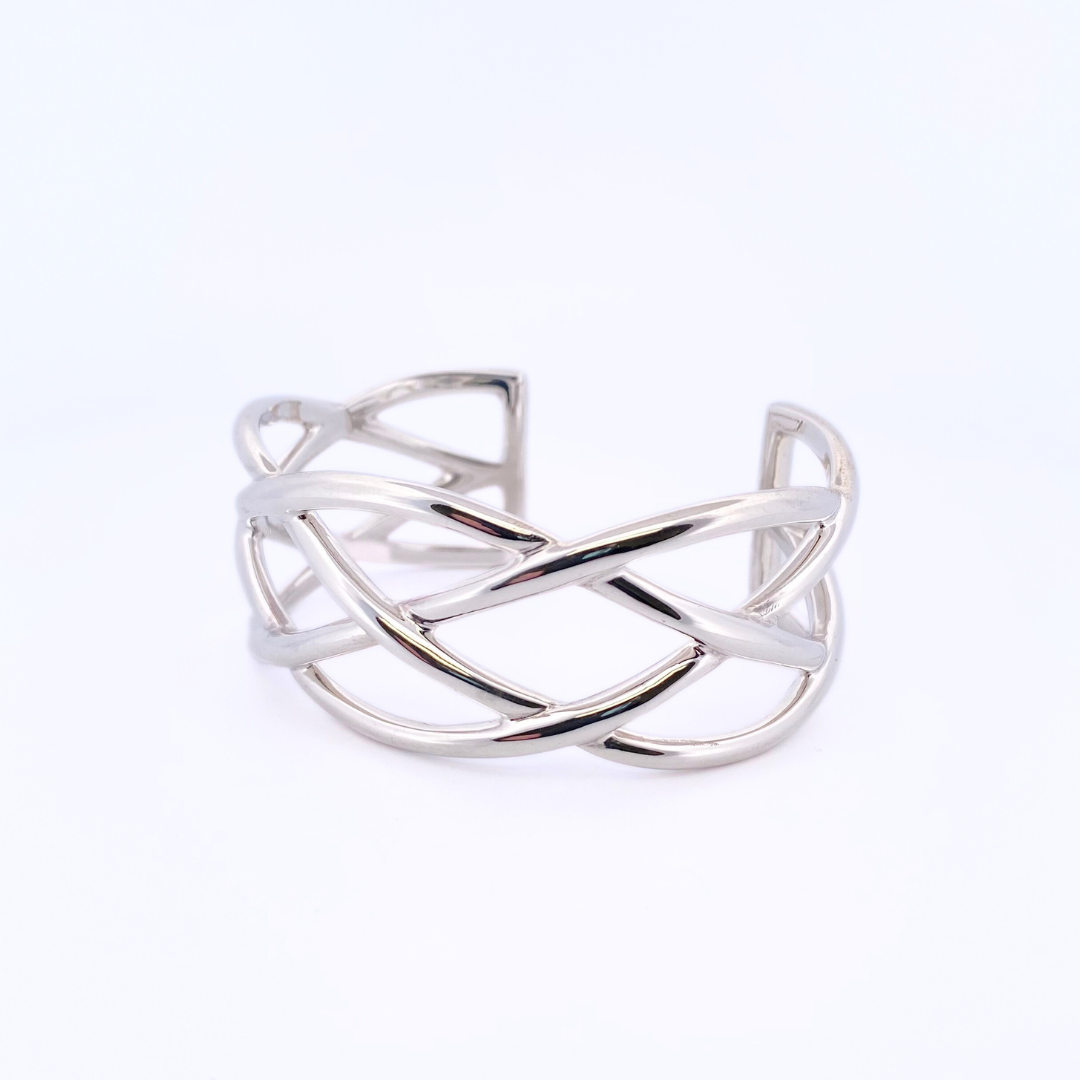 Celtic Weave Cuff Bangle