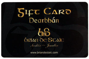 Gift Card - Brian de Staic Celtic/Irish Jewelry - 1