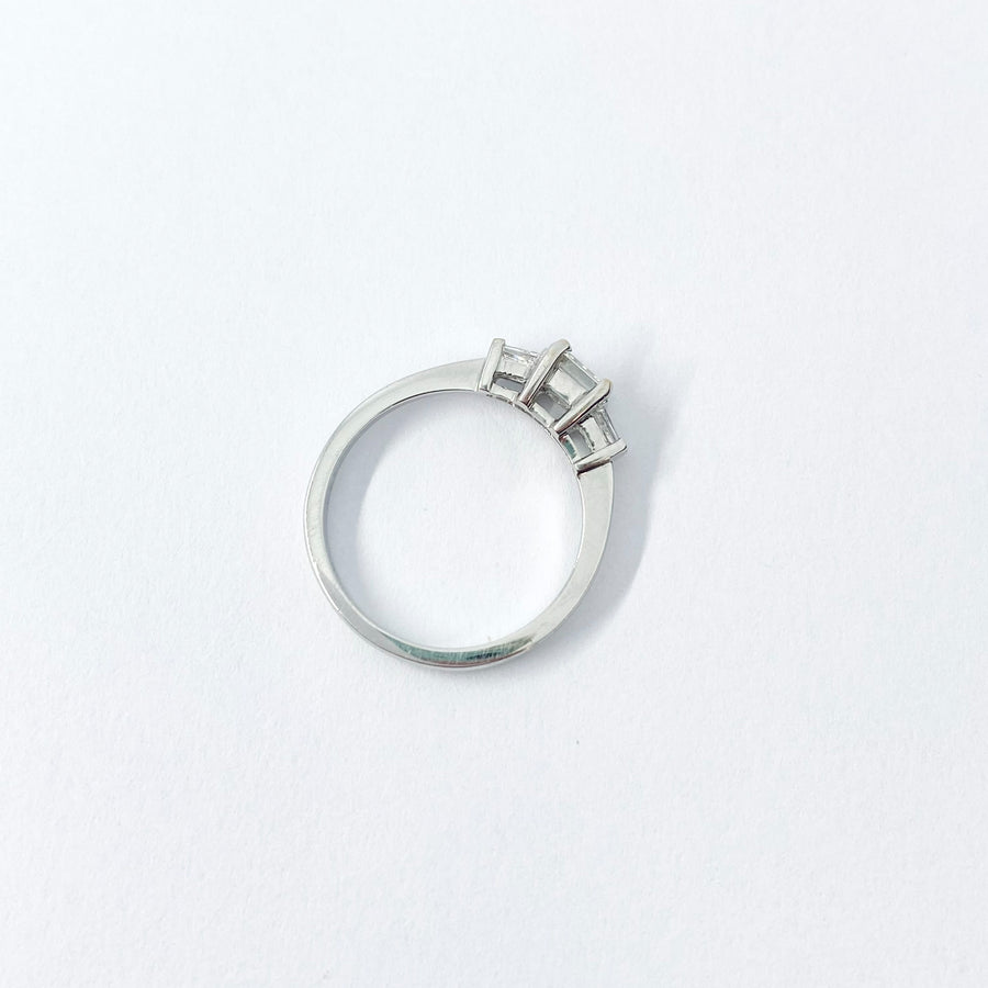Three Stone Baguette Ring