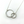 Double Circle Horizontal (Small & Large) Sterling Silver Pendant